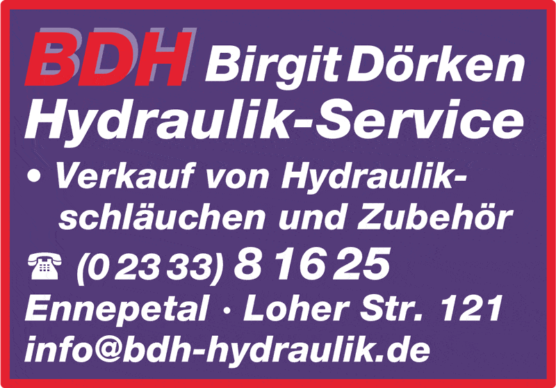 Kundenbild groß 1 BDH Birgit Dörken Hydraulik-Service