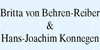 Kundenlogo von Behren-Reiber Britta u. Konnegen H.-J. Kundenlogo von Behren-Reiber Britta u. Konnegen H.-J.
