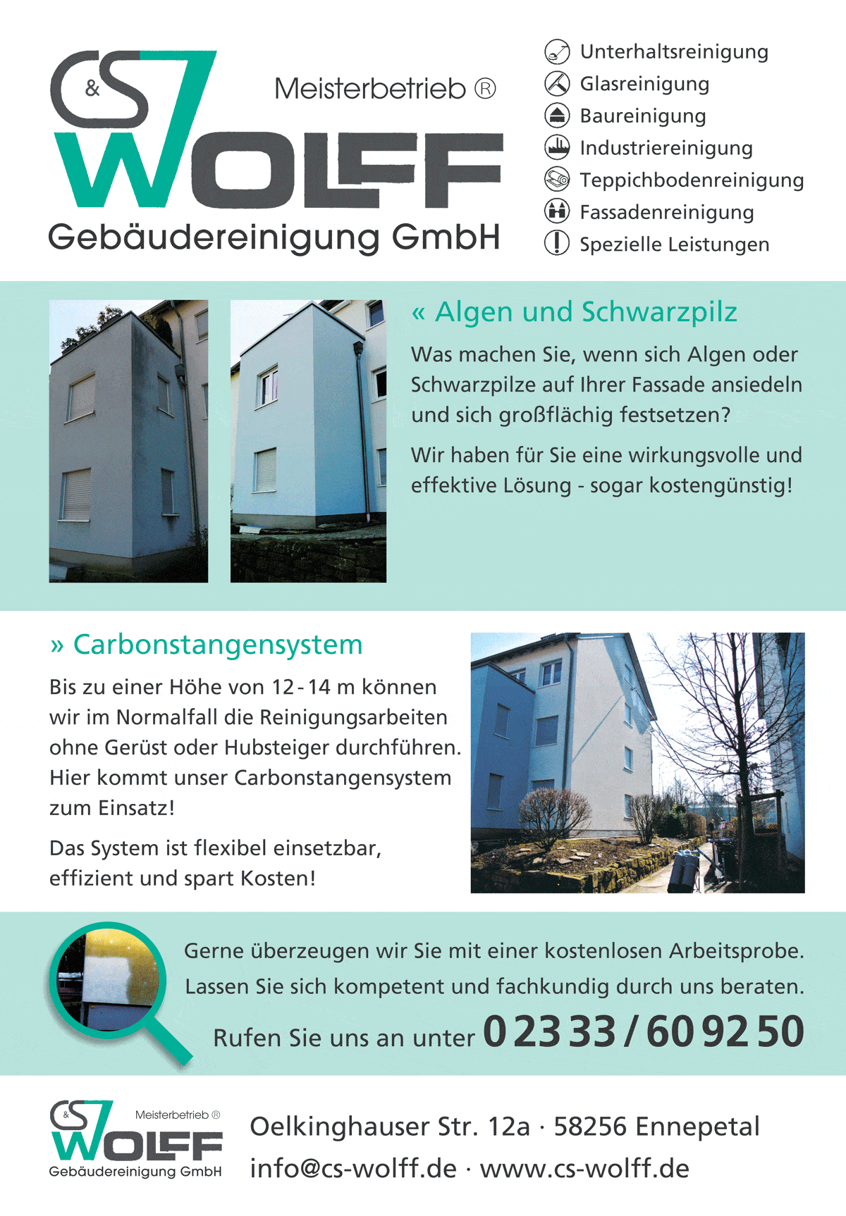 Kundenbild groß 1 C & S Wolff Gebäudereinigung GmbH