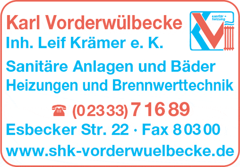 Kundenbild groß 1 Vorderwülbecke Karl, Inh. Leif Krämer e.K.