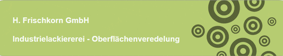 Kundenlogo von Frischkorn GmbH, H. Industrielackiererei