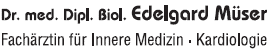 Kundenlogo von Müser Edelgard Dr.med. Dipl.-Biol. Internistin