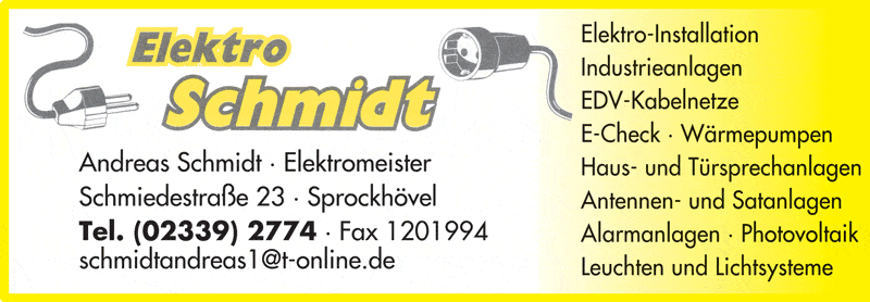 Kundenbild groß 1 Schmidt Andreas Elektro