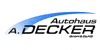 Kundenlogo von Autohaus A. Decker GmbH & C o. KG Mazda-Vertragshändler Kundenlogo von Autohaus A. Decker GmbH & C o. KG Mazda-Vertragshändler