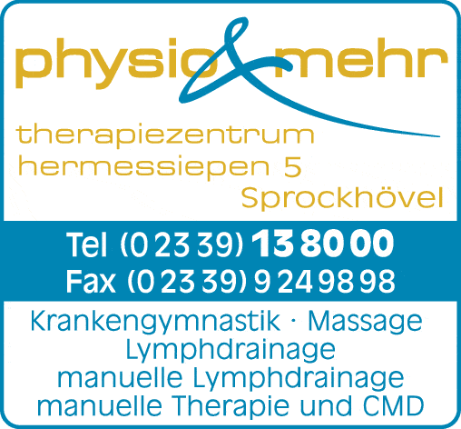 Kundenbild groß 1 physio & mehr Therapiezentrum Haßlinghausen