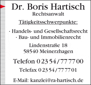 Kundenfoto 1 Hartisch Boris Dr. Rechtsanwalt