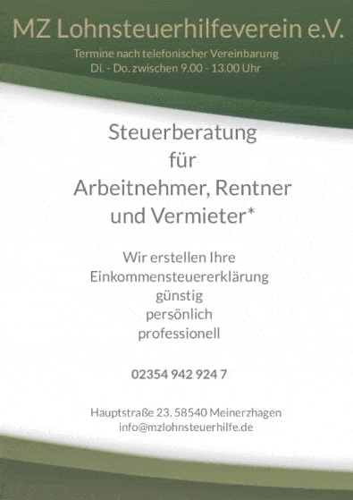 Kundenbild klein 3 MZ-Lohnsteuerhilfe e. V.