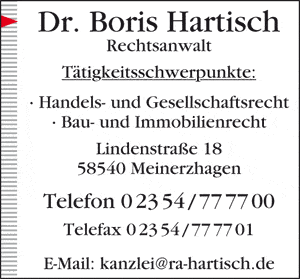 Kundenbild groß 1 Hartisch Boris Dr. Rechtsanwalt