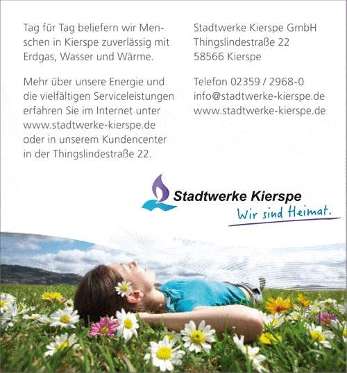 Kundenbild groß 1 Stadtwerke Kierspe GmbH