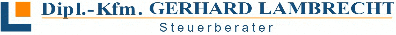 Kundenlogo von Dipl.-Kfm. Gerhrad Lambrecht - Steuerberatung Unternehmensberatung Vermögensplanung