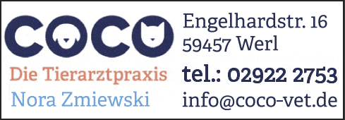 Kundenbild groß 1 Coco - Die Tierarztpraxis Inh. Nora Zmiewski