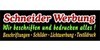 Kundenlogo von Schneider Werbung Beschriftungen · Schilder · Lichtwerbung · Textildruck