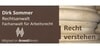 Kundenlogo von Rechtsanwalt Sommer Dirk, Fachanwalt für Arbeitsrecht