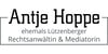 Kundenlogo von Hoppe Antje "ehemals Lützenberger" Rechtsanwältin, Mediatorin