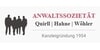 Kundenlogo von Quirll Wolfgang, Hahne Dietmar, Hahne Annette, Heidrich Jost u. Wöhler Anke Rechtsanwälte u. Notarin