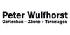 Kundenlogo von Wulfhorst Peter Gartenbau Zäune