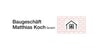 Kundenlogo von Koch Matthias Bauunternehmen GmbH