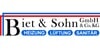 Kundenlogo von Biet & Sohn GmbH & Co.KG Heizung Sanitär