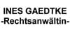 Kundenlogo von Rechtsanwältin Gaedtke Ines