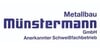 Kundenlogo von Münstermann Metallbau GmbH