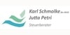 Kundenlogo von Schmolke Karl u. Petri Jutta Steuerberater