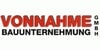 Kundenlogo von Vonnahme Bauunternehmung GmbH