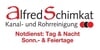 Kundenlogo von Kanal u. Rohrreinigung Alfred Schimkat