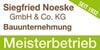 Kundenlogo von Siegfried Noeske GmbH & Co. KG Bauunternehmung