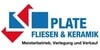 Kundenlogo von Plate Fliesen & Keramik