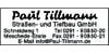 Kundenlogo von Tillmann Straßen- und Tiefbau GmbH Paul