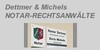 Kundenlogo von Dettmer & Michels Notar und Rechtsanwälte