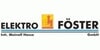 Kundenlogo von Elektro Föster GmbH Elektroinstallation