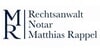 Kundenlogo von Rappel Matthias Rechtsanwalt u. Notar
