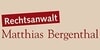Kundenlogo von Bergenthal Matthias Rechtsanwaltskanzlei