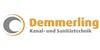 Kundenlogo von Demmerling Kanal- u. Sanitärtechnik Inh. Jörg Hanses