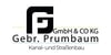 Kundenlogo von Gebr. Prumbaum GmbH & Co. KG Tiefbauunternehmen