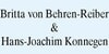 Kundenlogo von Behren-Reiber Britta u. Konnegen H.-J.