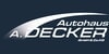 Kundenlogo von Autohaus A. Decker GmbH & C o. KG Mazda-Vertragshändler