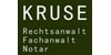 Kundenlogo von Kruse Detlev Rechtsanwalt