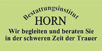 Kundenlogo Bestattungsinstitut Horn