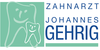 Kundenlogo von Gehrig Johannes Zahnarzt - Gehrig J. Zahnarzt