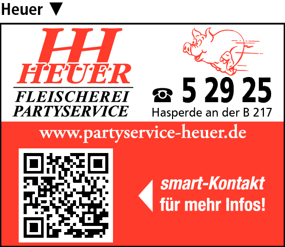 Anzeige Heuer Fleischerei + Partyservice