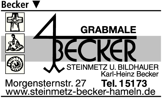 Anzeige Becker Karl-Heinz Steinmetzbetrieb