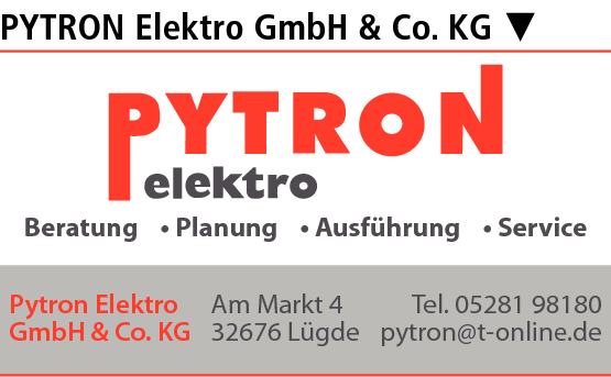 Anzeige PYTRON Elektro GmbH & Co. KG