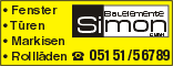 Anzeige Simon Bauelemente GmbH