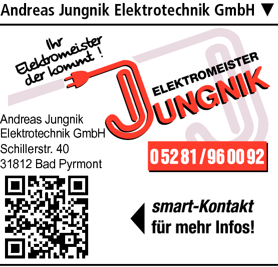 Anzeige Andreas Jungnik Elektrotechnik GmbH