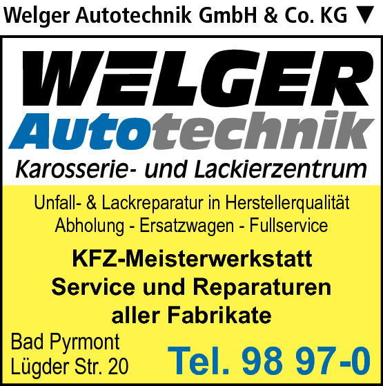 Anzeige Welger-Autotechnik GmbH & Co.KG