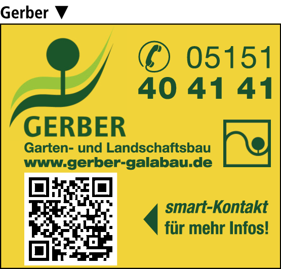 Anzeige Gerber Garten- und Landschaftsbau GmbH