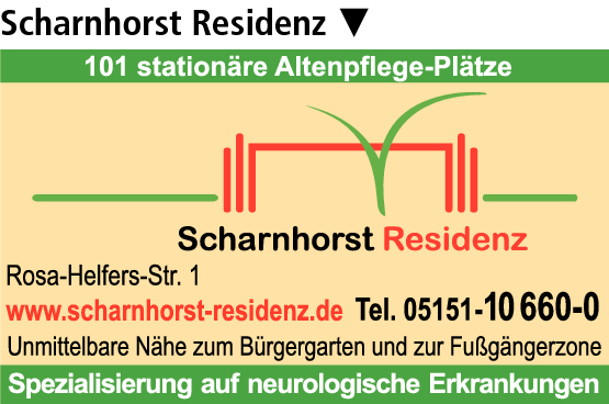 Anzeige Scharnhorst Residenz