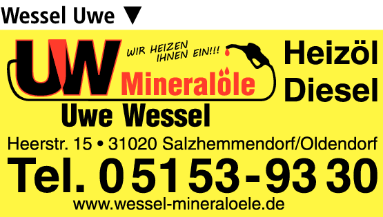 Anzeige Wessel Uwe Mineralöle